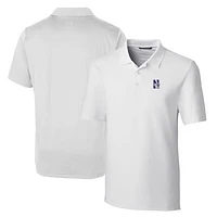 Men's Cutter & Buck White Northwestern Wildcats Big Tall Forge Stretch Polo