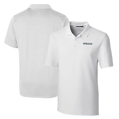 Men's Cutter & Buck White Spelman College Jaguars Big Tall Forge Stretch Polo