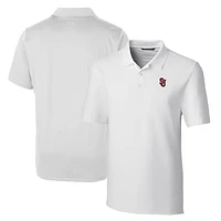 Men's Cutter & Buck White St. John's Red Storm Big Tall Forge Stretch Polo
