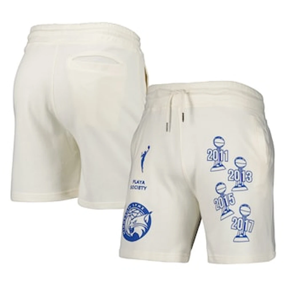 Playa Society Oatmeal Minnesota Lynx Legacy Logo Shorts