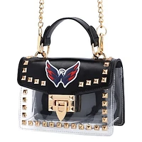 Cuce Washington Capitals Studded Clear Crossbody Purse