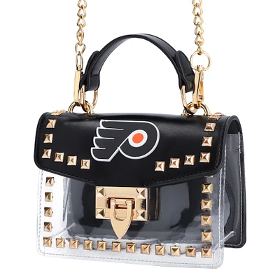 Cuce Philadelphia Flyers Studded Clear Crossbody Purse