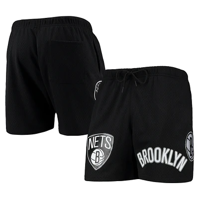 Men's Pro Standard Black Brooklyn Nets Mesh Capsule Shorts