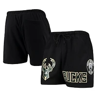 Men's Pro Standard Black Milwaukee Bucks Mesh Capsule Shorts