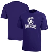 Youth Champion Purple Winona State Warriors Jersey T-Shirt