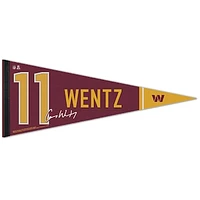 WinCraft Carson Wentz Washington Commanders 12'' x 30'' Player Premium Pennant