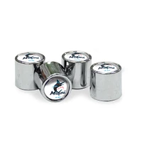 WinCraft Miami Marlins Mini Team Logo Valve Stem Covers