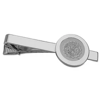 Silver Akron Zips Logo Tie Bar