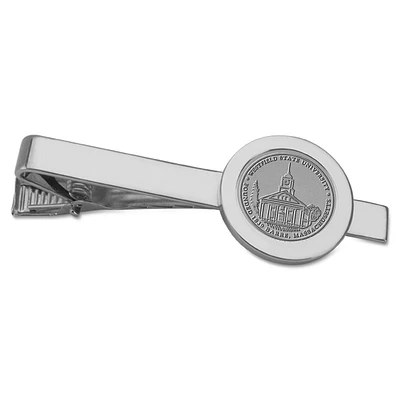 Silver Westfield State Owls Logo Tie Bar