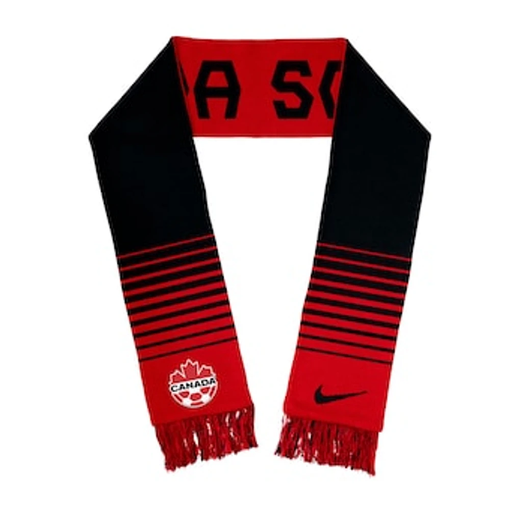 Nike Red/Black Canada Soccer We Can Scarf