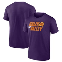 Men's Fanatics Purple Phoenix Suns Hometown Collection Rally The Valley T-Shirt