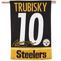 WinCraft Mitchell Trubisky Pittsburgh Steelers 28'' x 40'' Single-Sided Vertical Banner