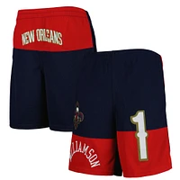 Youth Zion Williamson Navy New Orleans Pelicans Pandemonium Name & Number Shorts