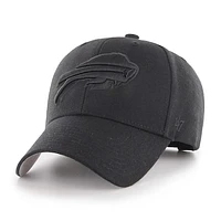 Men's '47 Black Buffalo Bills  Tonal MVP Adjustable Hat