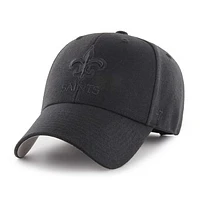 Men's '47 Black New Orleans Saints  Tonal MVP Adjustable Hat