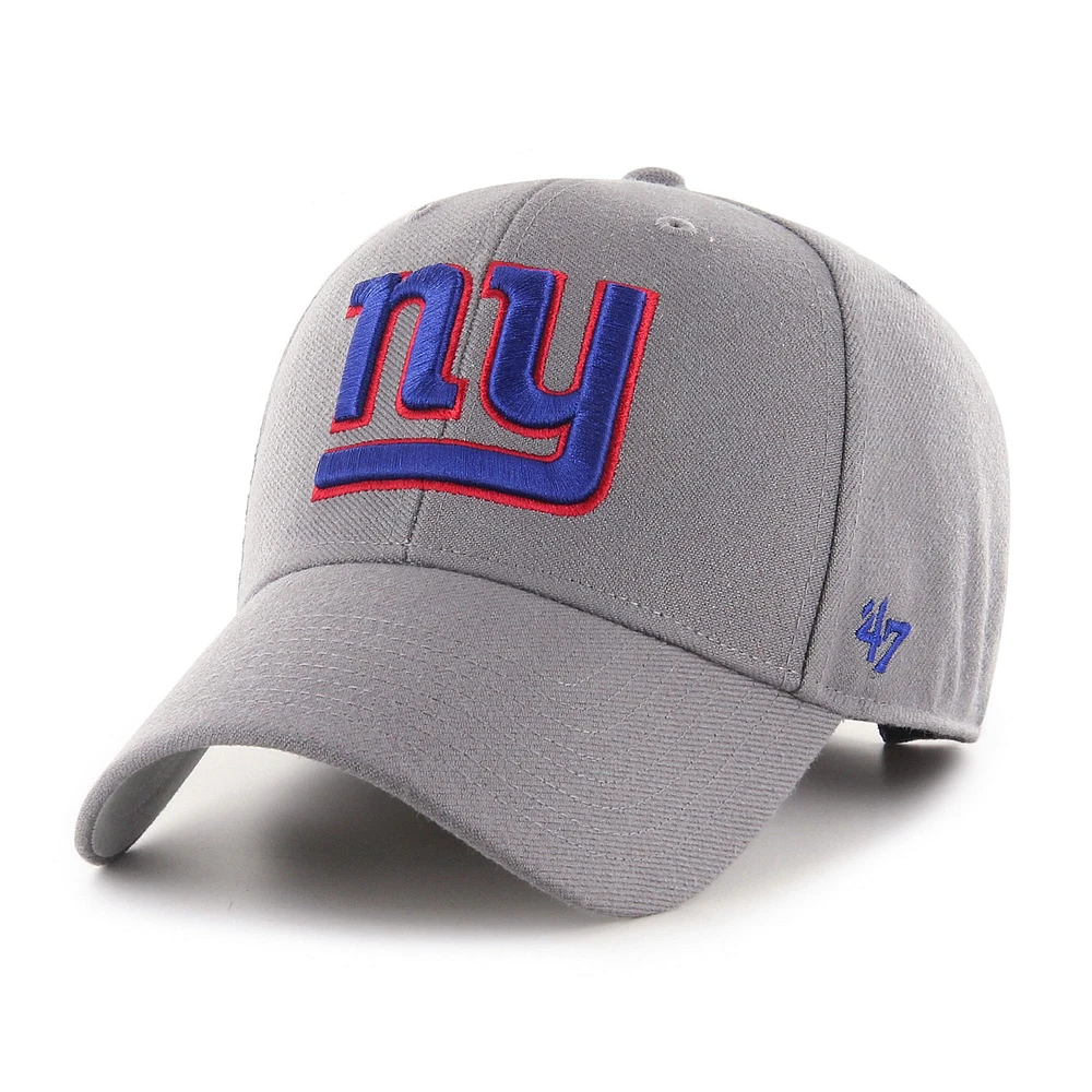 Men's '47 Graphite New York Giants MVP Adjustable Hat