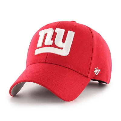 Men's '47 Red New York Giants MVP Adjustable Hat