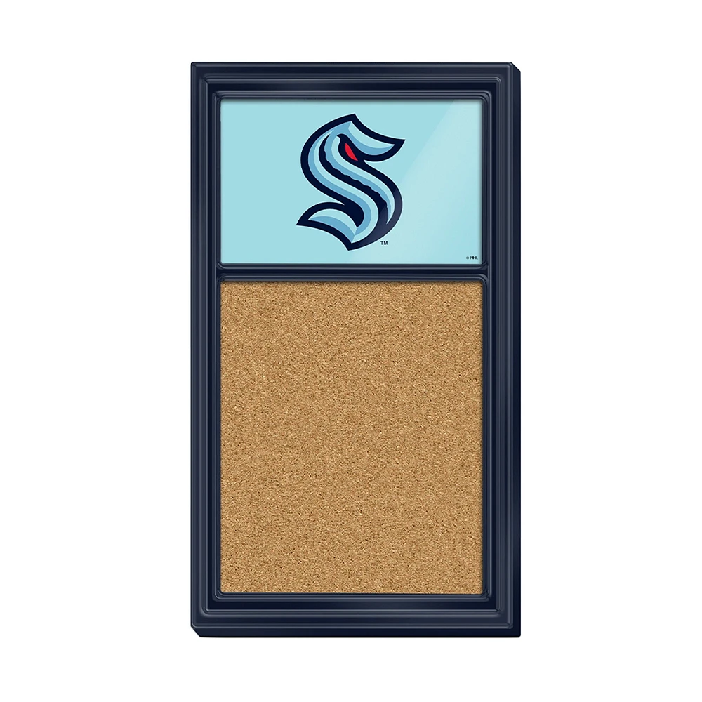 Seattle Kraken 31'' x 17.5'' Cork Note Board