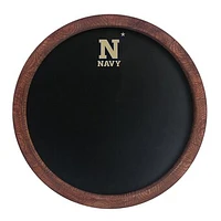 Navy Midshipmen 20.25'' Round Chalkboard Faux Barrel Top Logo Sign