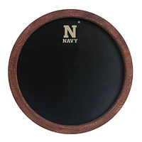 Navy Midshipmen 20.25'' Round Chalkboard Faux Barrel Top Logo Sign