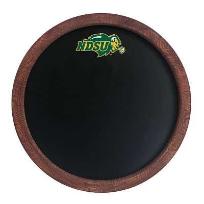 NDSU Bison 20.25'' Round Chalkboard Faux Barrel Top Sign