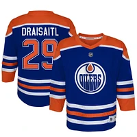 Youth Leon Draisaitl Royal Edmonton Oilers Home - Replica Player Jersey