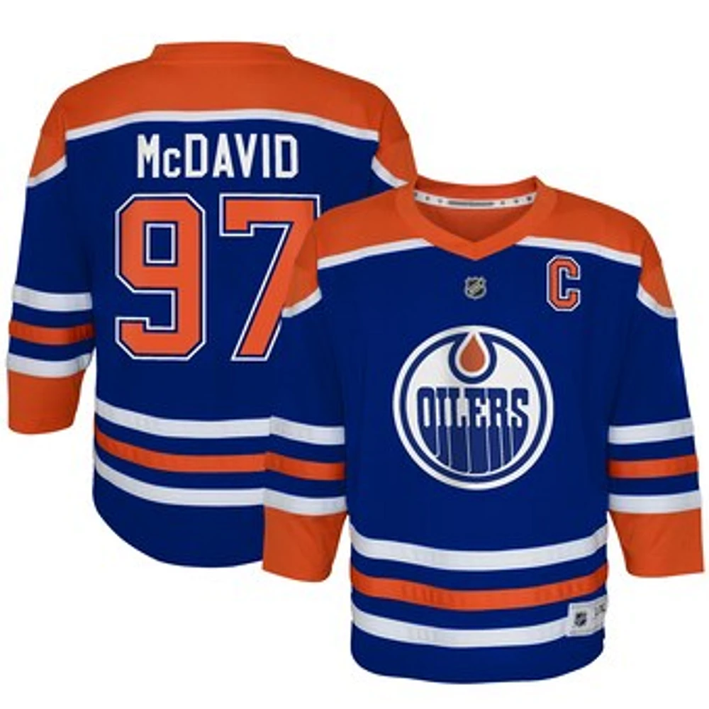 Toddler Connor McDavid Royal Edmonton Oilers Home - Replica Player Jersey