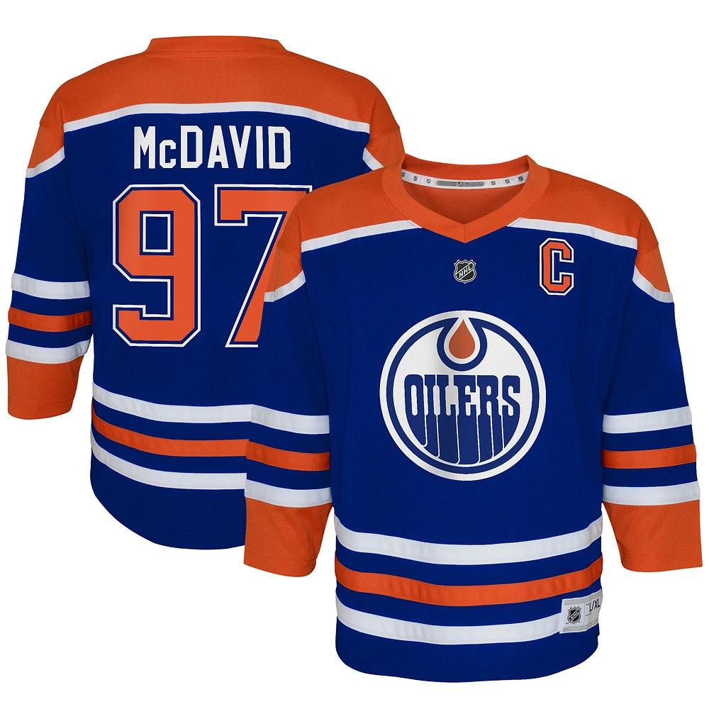 Preschool Connor McDavid Royal Edmonton Oilers Home - Replica Player Jersey