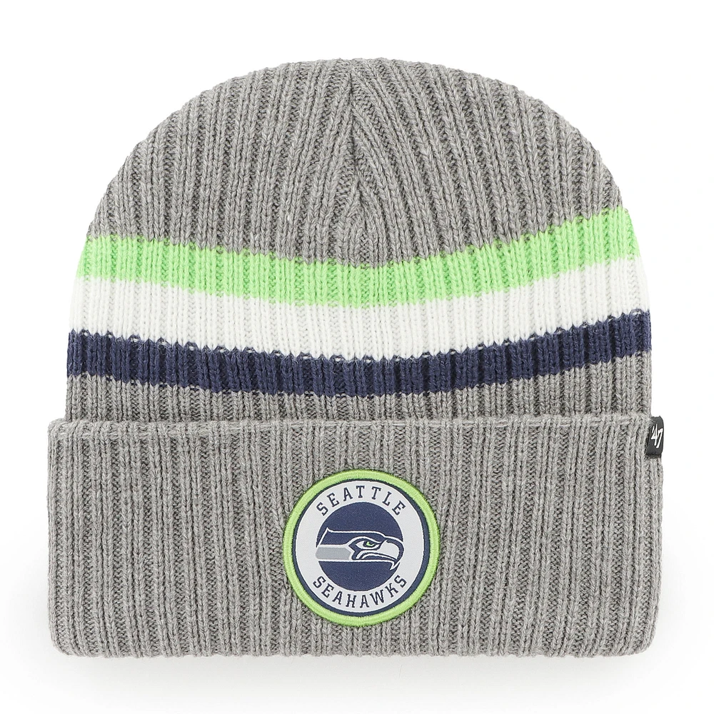 Men's '47 Gray Seattle Seahawks Highline Cuffed Knit Hat