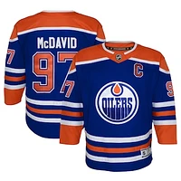 Youth Connor McDavid Royal Edmonton Oilers Home Premier Player Jersey