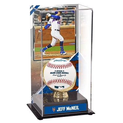 Jeff McNeil New York Mets Gold Glove Display Case with Image