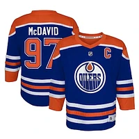 Youth Connor McDavid Royal Edmonton Oilers Home Replica Player Jersey