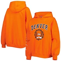 Women's Tommy Hilfiger Orange Denver Broncos Becca Drop Shoulder Pullover Hoodie