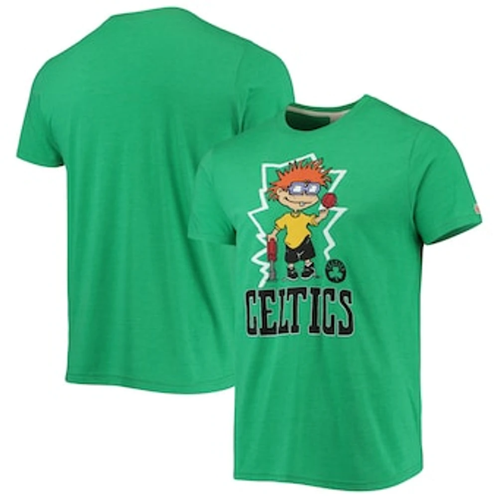 Men's Homage Kelly Green Boston Celtics NBA x Rugrats Tri-Blend T-Shirt