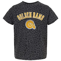 Youth Gameday Couture Leopard Albany State Golden Rams All the Cheer T-Shirt