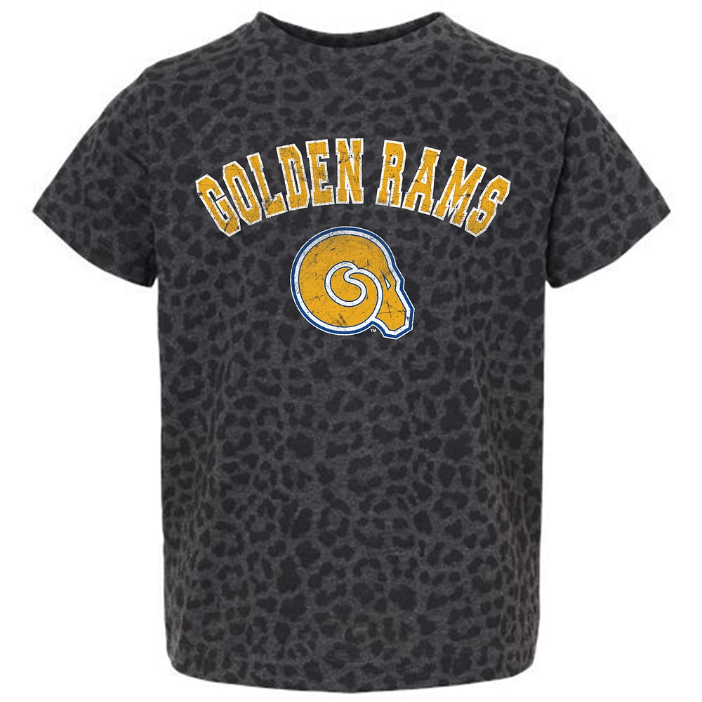 Youth Gameday Couture Leopard Albany State Golden Rams All the Cheer T-Shirt