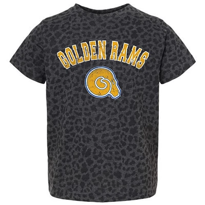 Youth Gameday Couture Leopard Albany State Golden Rams All the Cheer T-Shirt