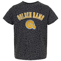 Youth Gameday Couture Leopard Albany State Golden Rams All the Cheer T-Shirt