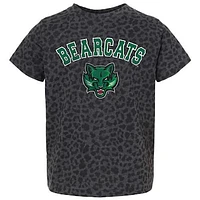 Youth Gameday Couture Leopard Binghamton Bearcats All the Cheer T-Shirt