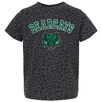 Youth Gameday Couture Leopard Binghamton Bearcats All the Cheer T-Shirt