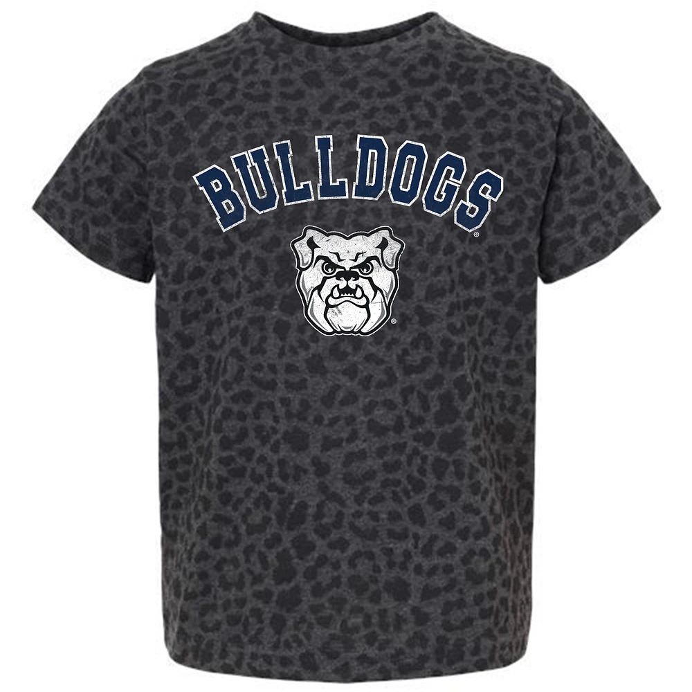 Youth Gameday Couture Leopard Butler Bulldogs All the Cheer T-Shirt