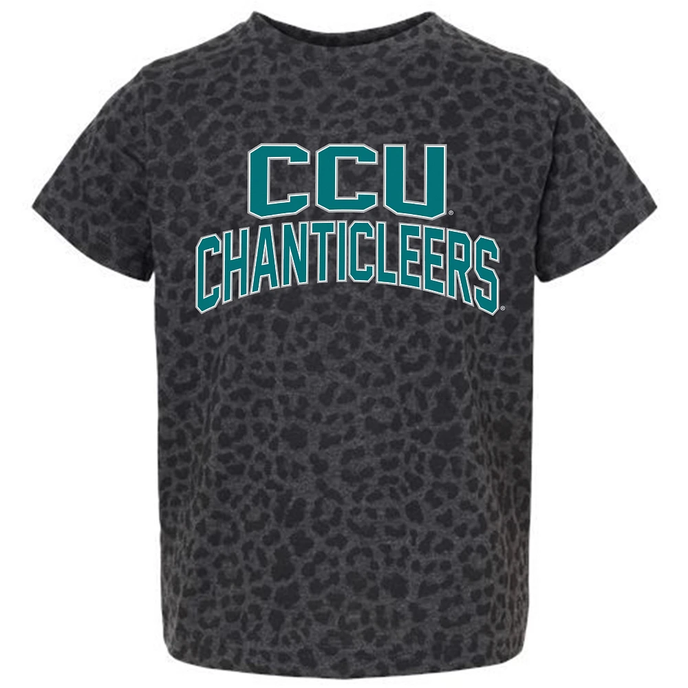 Youth Gameday Couture Leopard Coastal Carolina Chanticleers Fan Favorite T-Shirt