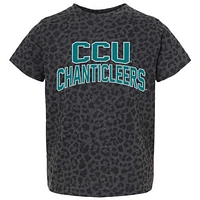 Youth Gameday Couture Leopard Coastal Carolina Chanticleers Fan Favorite T-Shirt
