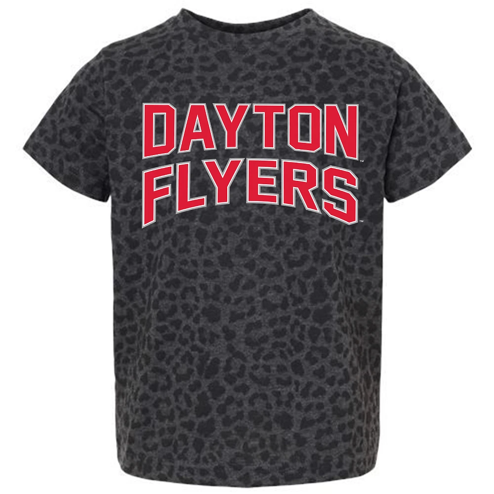 Youth Gameday Couture Leopard Dayton Flyers Fan Favorite T-Shirt