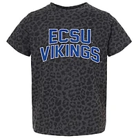 Youth Gameday Couture Leopard ECSU Vikings Fan Favorite T-Shirt