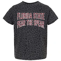 Youth Gameday Couture Leopard Florida State Seminoles Fan Favorite T-Shirt