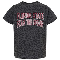 Youth Gameday Couture Leopard Florida State Seminoles Fan Favorite T-Shirt
