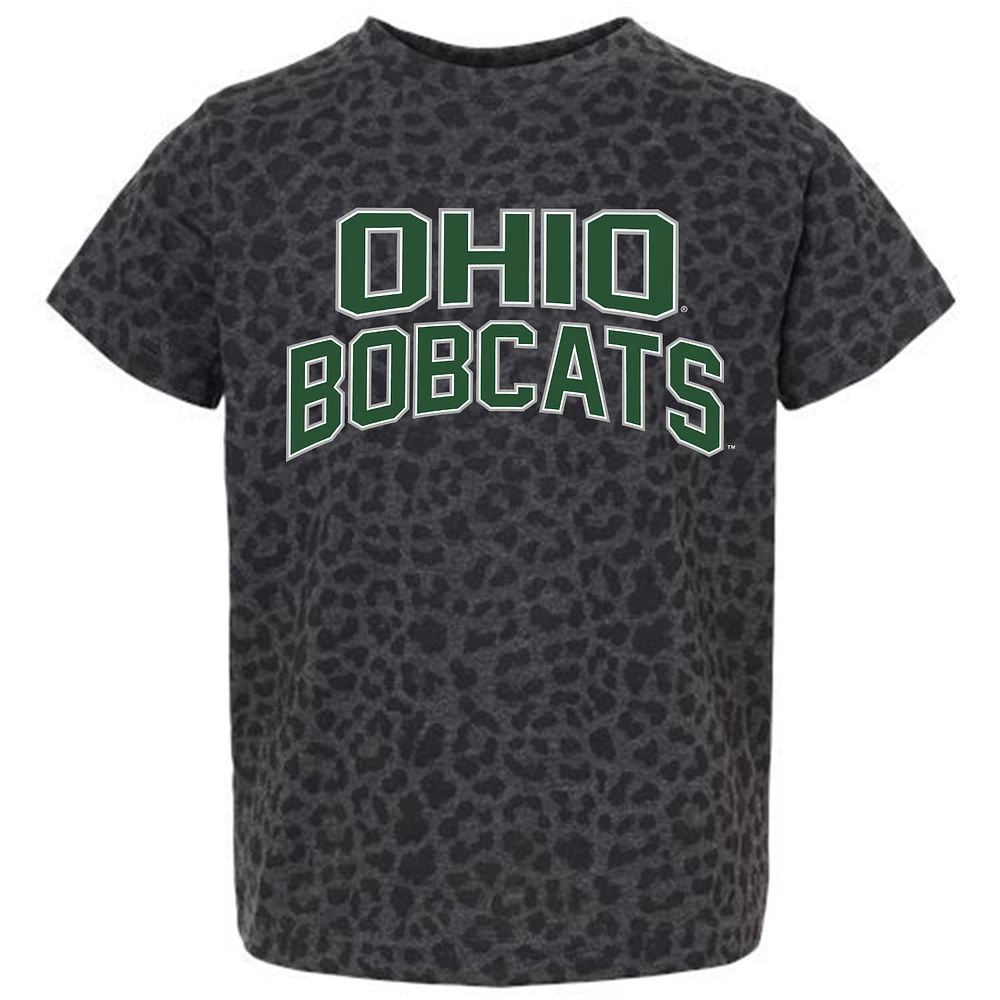 Youth Gameday Couture Leopard Ohio Bobcats Fan Favorite T-Shirt