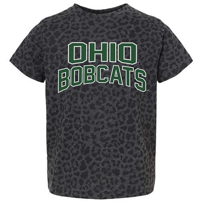 Youth Gameday Couture Leopard Ohio Bobcats Fan Favorite T-Shirt