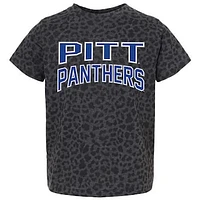 Youth Gameday Couture Leopard Pitt Panthers Fan Favorite T-Shirt
